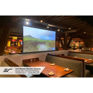 135-Inch 16:9 Front and Rear Projection Electric Screen