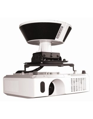 dukane wmic2c pole mounted wireless microphone digital speaker system