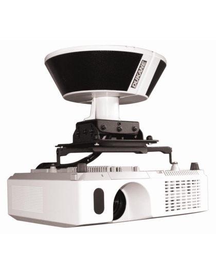 dukane wmic2c pole mounted wireless microphone digital speaker system