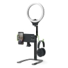 video recording stand ring light