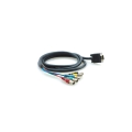 kramer molded 15 pin hd m 5 bnc f breakout cable