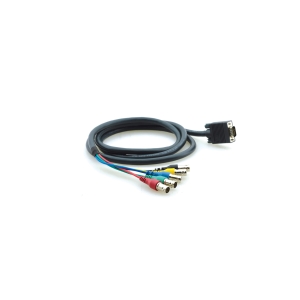 kramer molded 15 pin hd m 5 bnc f breakout cable
