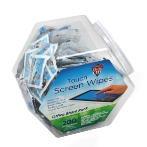 dust anti static touch screen wipes 200 pieces