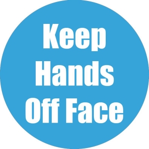 flipside products keep hands face anti slip floor sticker pack 5