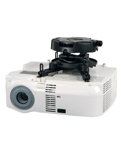 peerless av projector mount precision gear spider universal adapter plate black