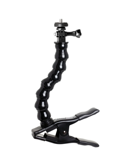 camerarecording device stand gooseneck steel clamp
