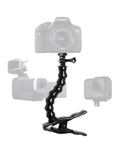 camerarecording device stand gooseneck steel clamp