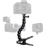 camerarecording device stand gooseneck steel clamp