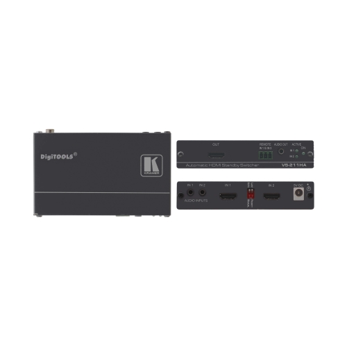 kramer 2x1 hdmi auto switcher audio