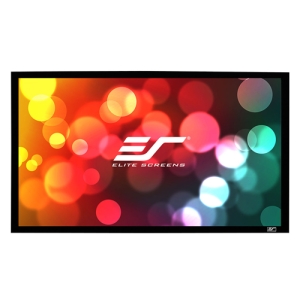 elite screens 115 inch 2351 front projection acoustically transparent screen
