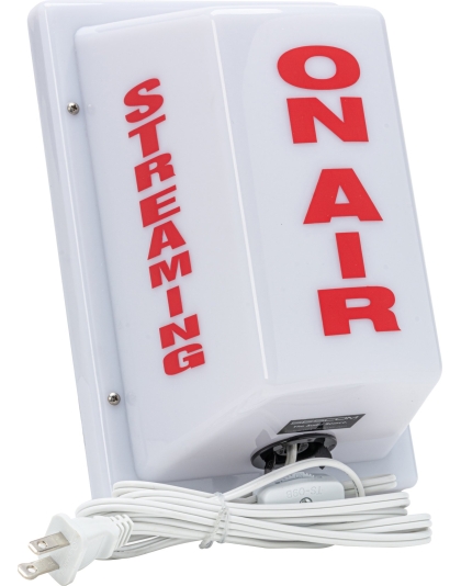 triple sided airstreaming portable warningtally light plug cord