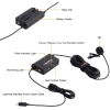 multi functional single lavalier microphone lightning interface