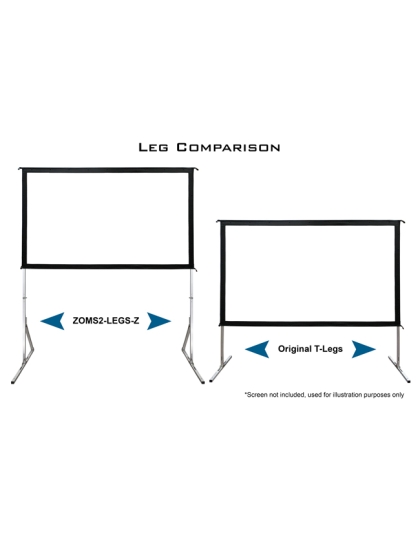 elite screens extension legs yard master 2 projection screen oms58h2