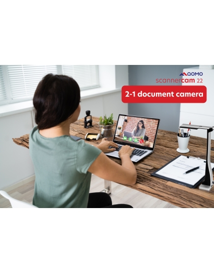 qomo scannercam 22 usb document camera scanner webcam
