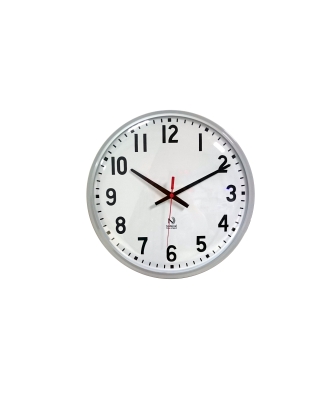 Steel Line Powered Universal Wired Analog Clock