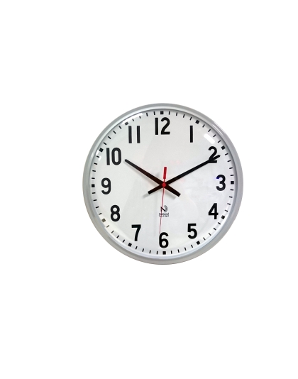 Steel Line Powered Universal Wired Analog Clock