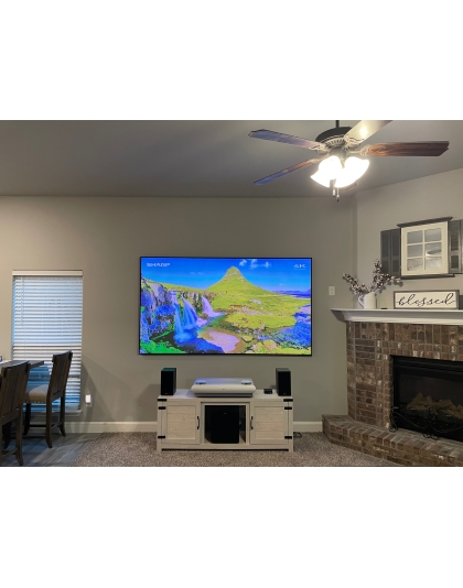 123-Inch 16:9 Front Projection Edge Free Screen