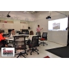 364-Inch 4:30 Front Projection WhiteBoard / Pliable Screen