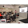 364-Inch 4:30 Front Projection WhiteBoard / Pliable Screen
