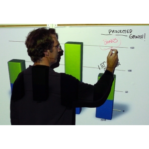 52-Inch 4:3 Front Projection WhiteBoard / Pliable Screen