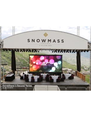 150-Inch 16:9 Front Projection Portable Screen