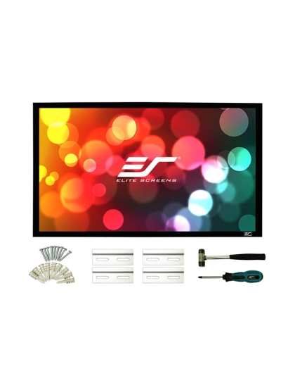 110-Inch 16:9 Front Projection Fixed Frame Screen