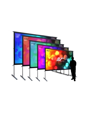 135-Inch 16:9 Front Projection Portable Screen