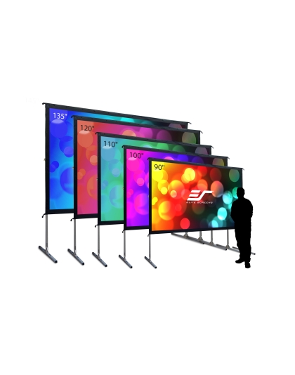 90-Inch 16:9 Front Projection Portable Screen