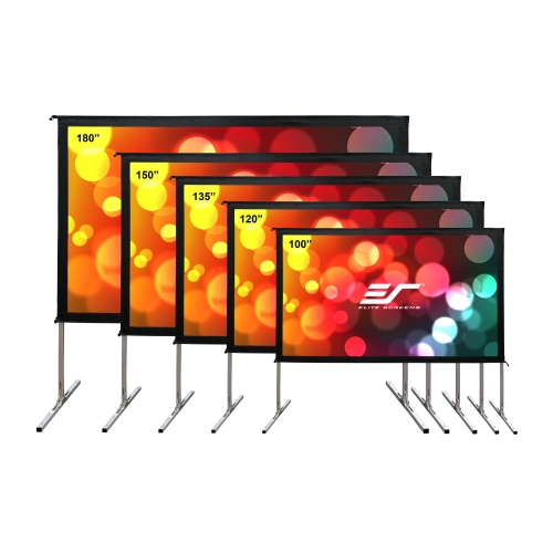 135-Inch 16:9 Front and Rear Projection Portable Screen