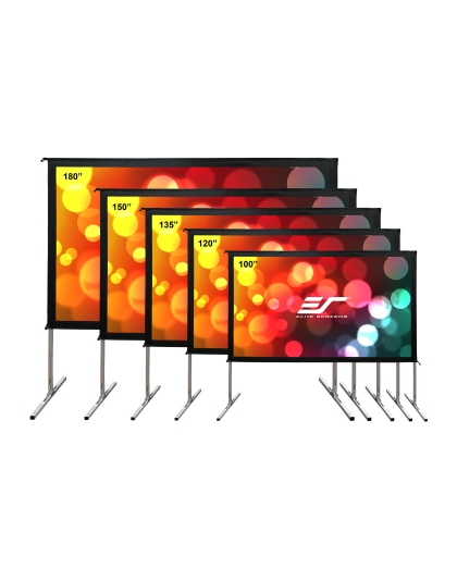 150-Inch 16:9 Front and Rear Projection Portable Screen