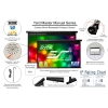 120-Inch 16:9 Front Projection Portable Screen