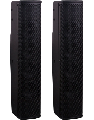 Dante 60W PoE Column Speaker, Pair