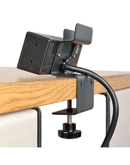 Protect It! 3-Outlet Surge Protector with Desk Clamp