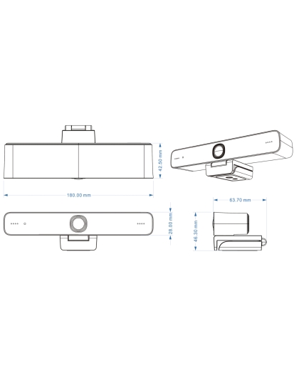 4K Pan-Tilt-Zoom Webcam