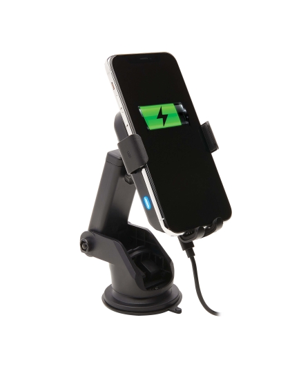 Wireless Car Charger with Windshield/Dash/Vent Phone Holder
