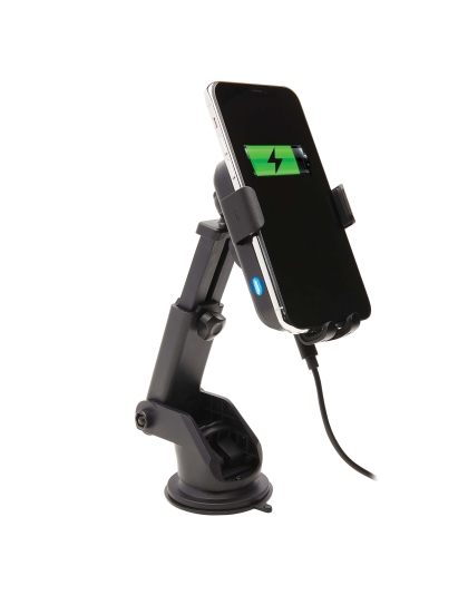 Wireless Car Charger with Windshield/Dash/Vent Phone Holder