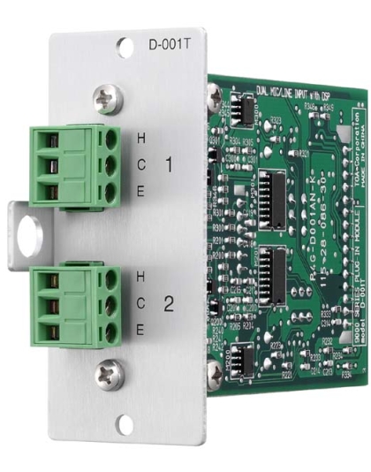 Dual Mic/Line Input Module with DSP