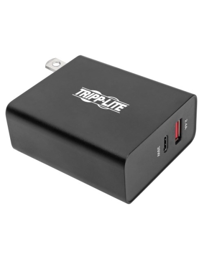 Dual-Port USB Wall Charger with PD Charging