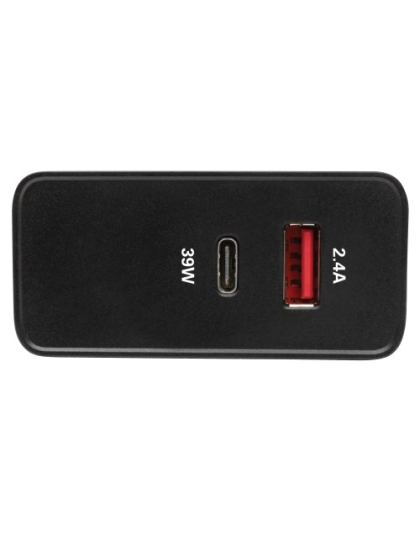 Dual-Port USB Wall Charger with PD Charging