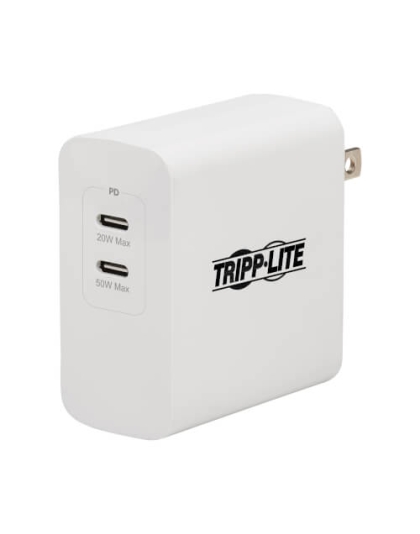 Dual-Port Compact USB-C Wall Charger