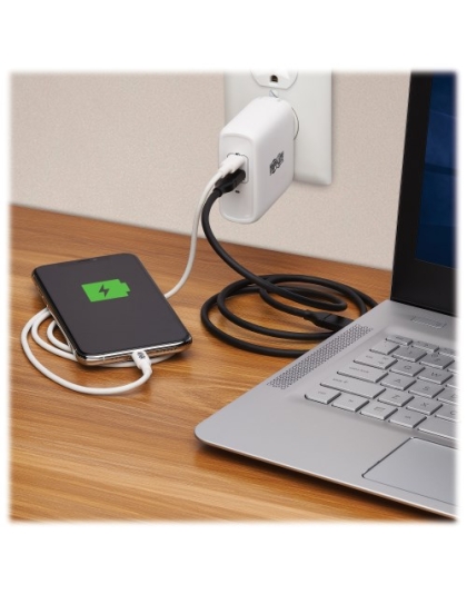 Dual-Port Compact USB-C Wall Charger
