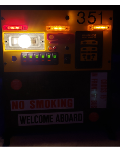 Interactive School Bus Lighting "Simulator"