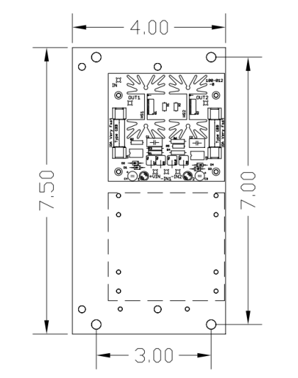 General Purpose Solid State Output (5A) Module (Mounted on Plate)