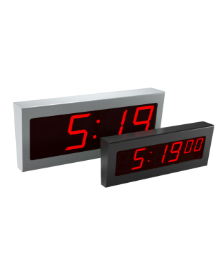 Line Powered WiFi or RF Synchronized Digital Clock