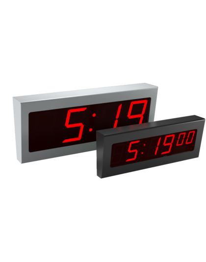 Line Powered WiFi or RF Synchronized Digital Clock