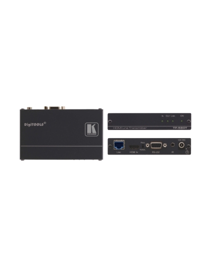 4K60 4:2:0 HDMI HDCP 2.2 Transmitter with RS−232 & IR over Long−Reach HDBaseT