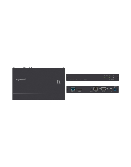 4K60 4:2:0 HDMI HDCP 2.2 PoE Transmitter with Ethernet  RS−232 & IR over Extended−Reach HDBaseT