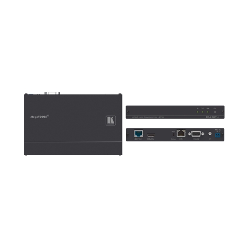 4K60 4:2:0 HDMI HDCP 2.2 PoE Transmitter with Ethernet  RS−232 & IR over Extended−Reach HDBaseT