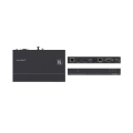 1+1 HDMI Receiver with Ethernet  RS−232  IR & Stereo Audio over Extended−Reach HDBaseT