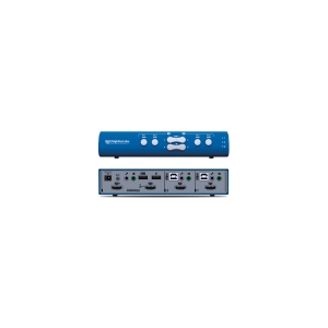 HighSecLabs 2x2 4K30 UHD HDMI Mini−Matrix KVM Switch